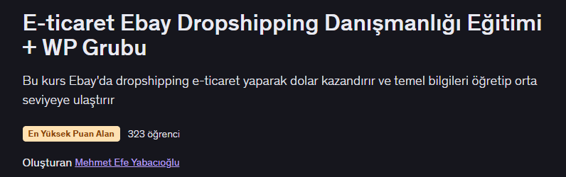 Udemy Öğrenci Kanıtı 1